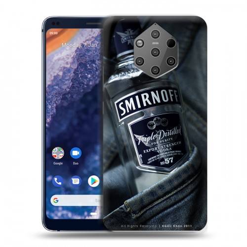 Дизайнерский силиконовый чехол для Nokia 9 PureView Smirnoff