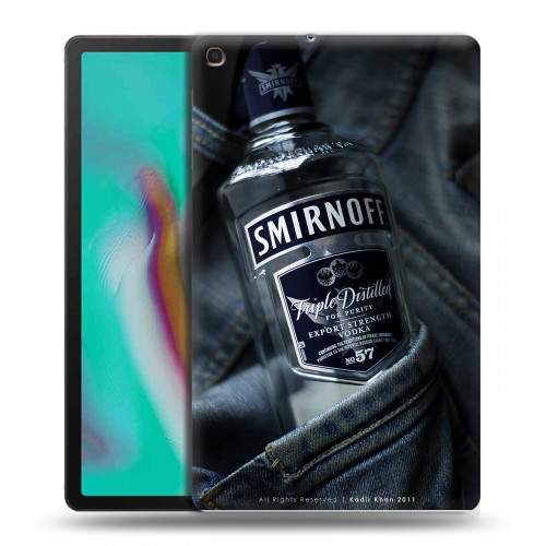 Дизайнерский пластиковый чехол для Samsung Galaxy Tab A 10.1 (2019) Smirnoff
