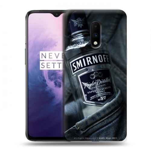 Дизайнерский пластиковый чехол для OnePlus 7 Smirnoff