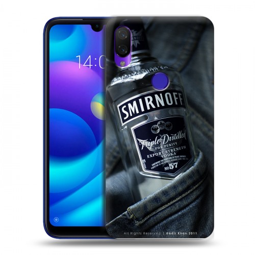 Дизайнерский пластиковый чехол для Xiaomi Mi Play Smirnoff