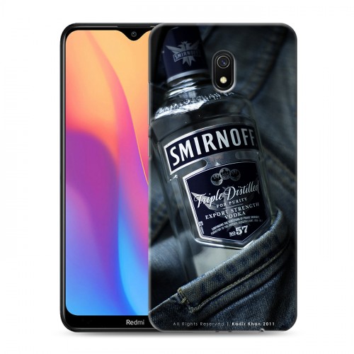 Дизайнерский силиконовый с усиленными углами чехол для Xiaomi RedMi 8A Smirnoff