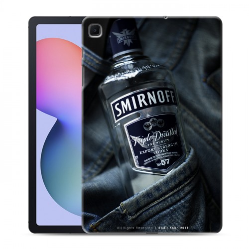 Дизайнерский силиконовый чехол для Samsung Galaxy Tab S6 Lite Smirnoff