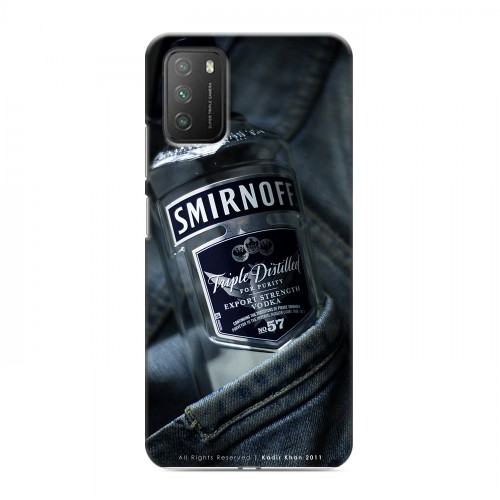 Дизайнерский пластиковый чехол для Xiaomi Poco M3 Smirnoff