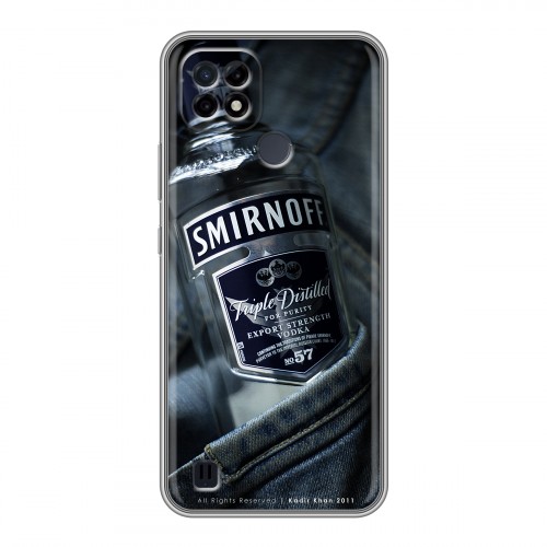 Дизайнерский силиконовый чехол для Realme C21 Smirnoff