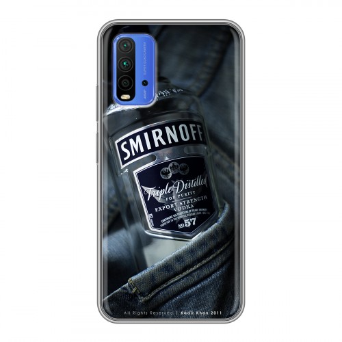 Дизайнерский силиконовый чехол для Xiaomi RedMi 9T Smirnoff