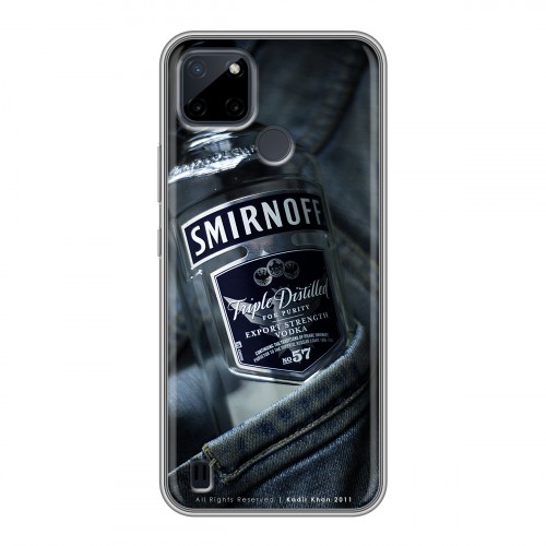 Дизайнерский силиконовый чехол для Realme C21Y Smirnoff