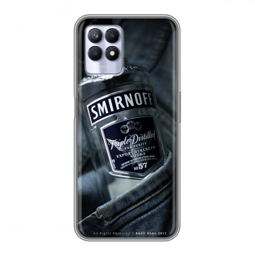 Дизайнерский силиконовый чехол для Realme 8i Smirnoff