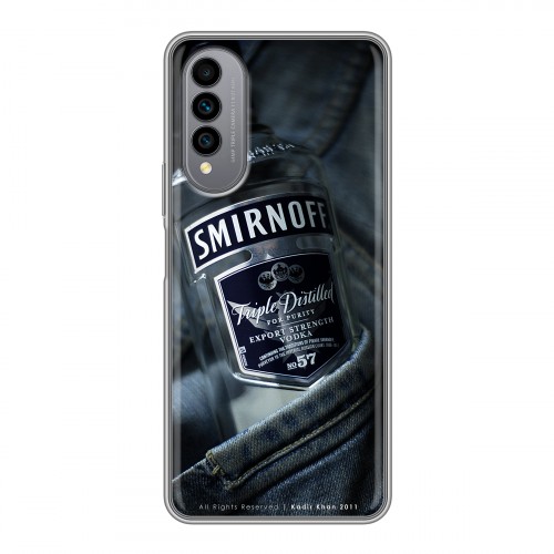 Дизайнерский силиконовый чехол для Wiko T50 Smirnoff