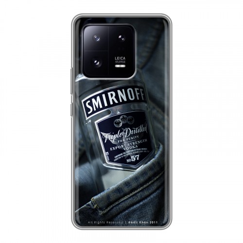 Дизайнерский силиконовый чехол для Xiaomi 13 Pro Smirnoff