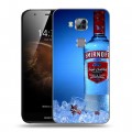 Дизайнерский пластиковый чехол для Huawei G8 Smirnoff