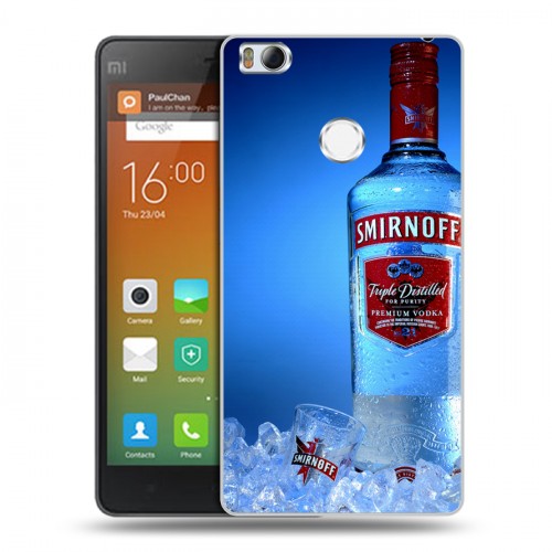 Дизайнерский пластиковый чехол для Xiaomi Mi4S Smirnoff