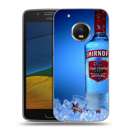 Дизайнерский пластиковый чехол для Lenovo Moto G5 Smirnoff