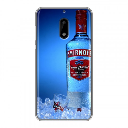 Дизайнерский пластиковый чехол для Nokia 6 Smirnoff