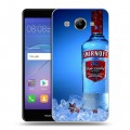 Дизайнерский пластиковый чехол для Huawei Y3 (2017) Smirnoff