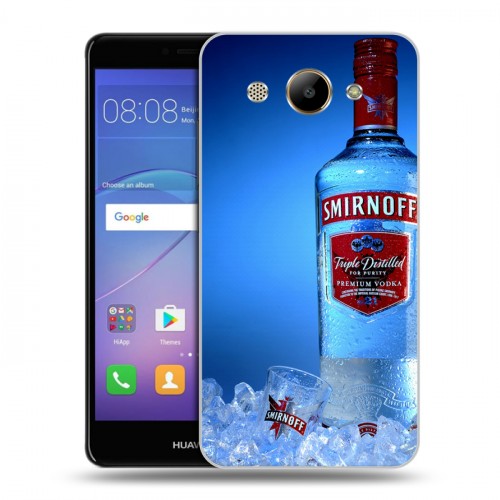 Дизайнерский пластиковый чехол для Huawei Y3 (2017) Smirnoff