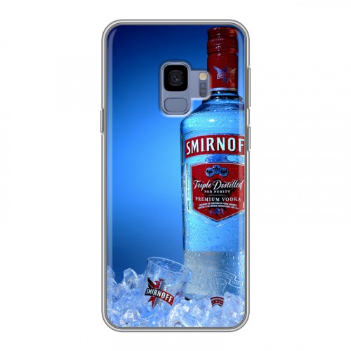 Дизайнерский пластиковый чехол для Samsung Galaxy S9 Smirnoff