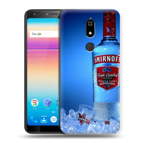 Дизайнерский силиконовый чехол для BQ Space X Smirnoff