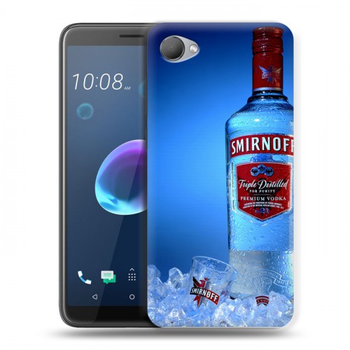 Дизайнерский пластиковый чехол для HTC Desire 12 Smirnoff