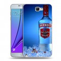 Дизайнерский пластиковый чехол для Samsung Galaxy Note 2 Smirnoff