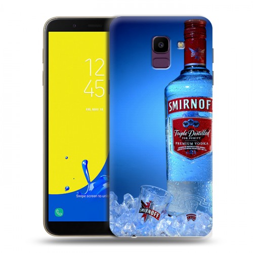 Дизайнерский пластиковый чехол для Samsung Galaxy J6 Smirnoff