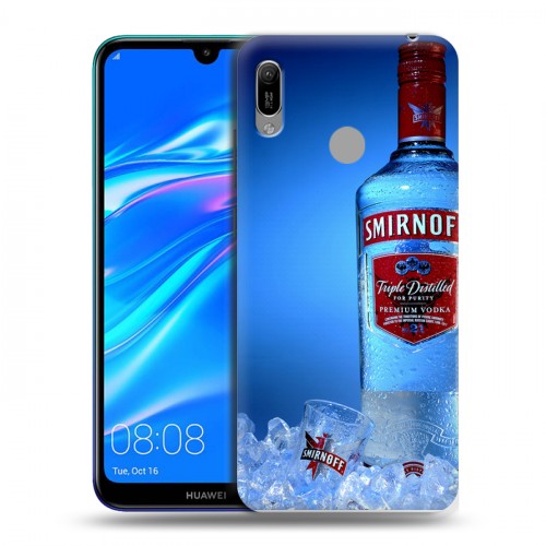 Дизайнерский пластиковый чехол для Huawei Y6 (2019) Smirnoff