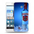 Дизайнерский пластиковый чехол для Huawei Ascend D2 Smirnoff