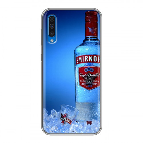 Дизайнерский силиконовый чехол для Samsung Galaxy A50 Smirnoff