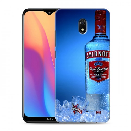 Дизайнерский силиконовый с усиленными углами чехол для Xiaomi RedMi 8A Smirnoff