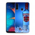 Дизайнерский пластиковый чехол для Samsung Galaxy A20s Smirnoff