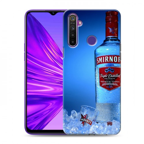 Дизайнерский силиконовый чехол для Realme 5 Smirnoff