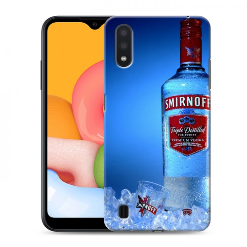 Дизайнерский силиконовый чехол для Samsung Galaxy M01 Smirnoff