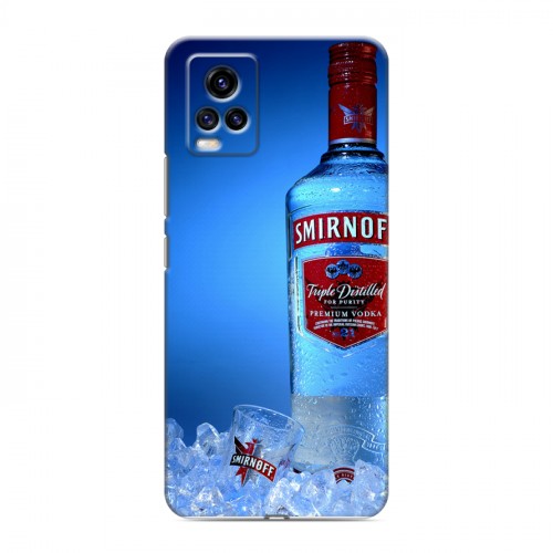 Дизайнерский пластиковый чехол для Vivo V20 Smirnoff