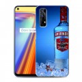 Дизайнерский силиконовый с усиленными углами чехол для Realme 7 Smirnoff