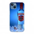 Дизайнерский силиконовый чехол для Iphone 13 Smirnoff