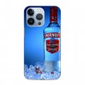 Дизайнерский силиконовый чехол для Iphone 13 Pro Smirnoff