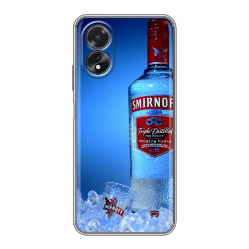 Дизайнерский силиконовый чехол для OPPO A38 4G Smirnoff