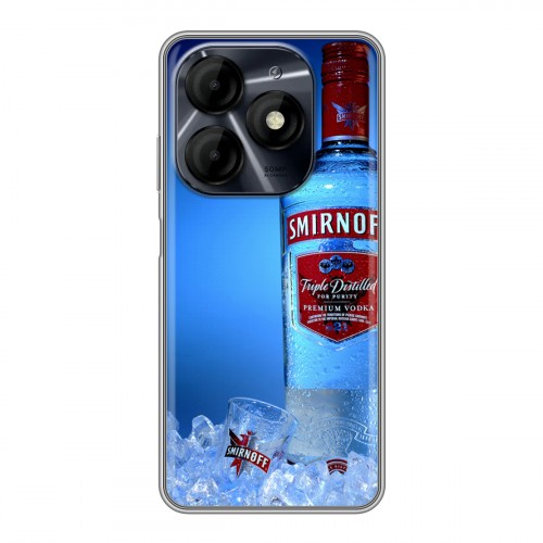 Дизайнерский силиконовый чехол для Itel P55 4G Smirnoff