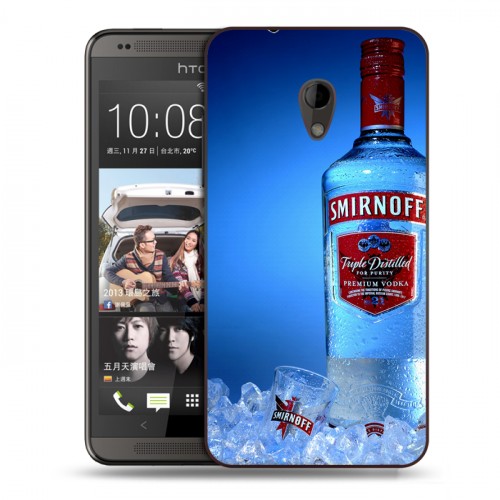 Дизайнерский пластиковый чехол для HTC Desire 700 Smirnoff