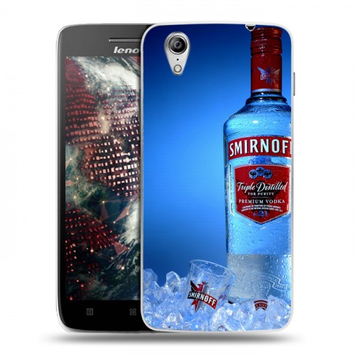 Дизайнерский пластиковый чехол для Lenovo Vibe X Smirnoff