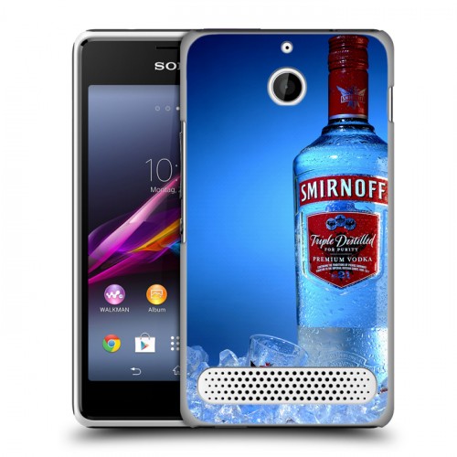 Дизайнерский силиконовый чехол для Sony Xperia E1 Smirnoff