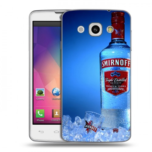 Дизайнерский пластиковый чехол для LG L60 Smirnoff