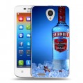 Дизайнерский пластиковый чехол для Lenovo S650 Ideaphone Smirnoff