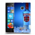 Дизайнерский пластиковый чехол для Microsoft Lumia 435 Smirnoff