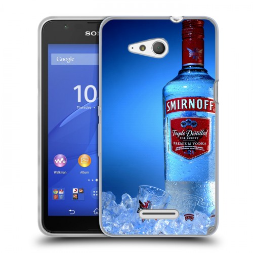 Дизайнерский пластиковый чехол для Sony Xperia E4g Smirnoff