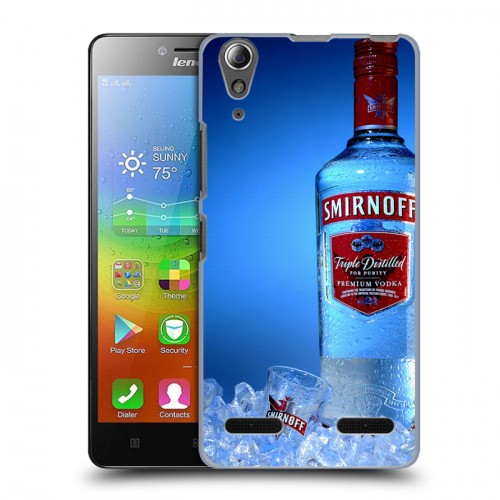 Дизайнерский пластиковый чехол для Lenovo A6000 Smirnoff