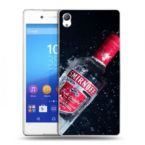 Дизайнерский пластиковый чехол для Sony Xperia Z3+ Smirnoff