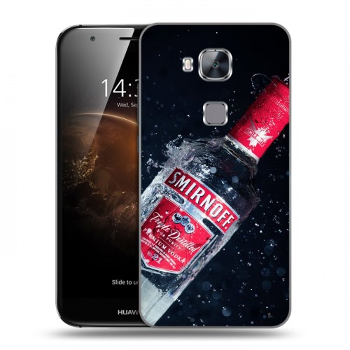 Дизайнерский пластиковый чехол для Huawei G8 Smirnoff