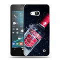 Дизайнерский пластиковый чехол для Microsoft Lumia 550 Smirnoff