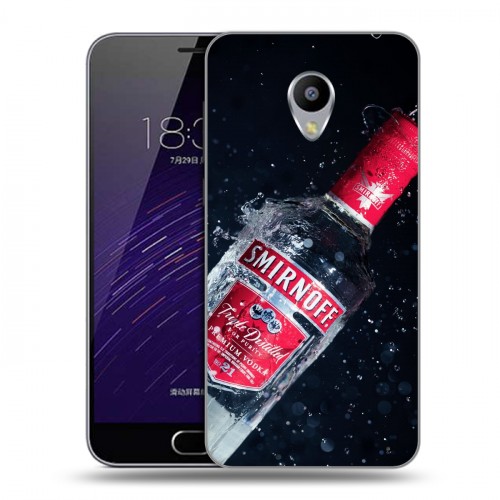 Дизайнерский силиконовый чехол для Meizu M3s Mini Smirnoff