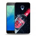 Дизайнерский пластиковый чехол для Meizu M5 Smirnoff